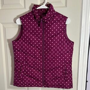Land’s End Polka Dot Vest